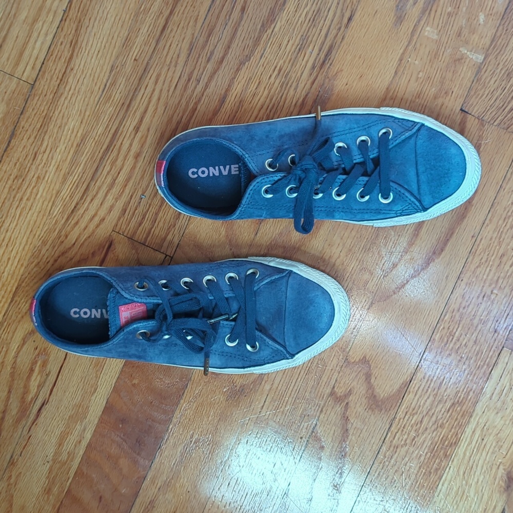 Women's Converse Suede Blue Sneakers